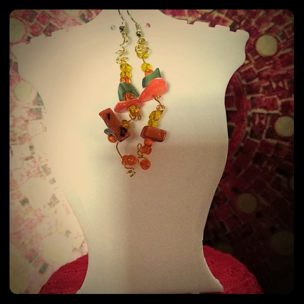 Wire earrings